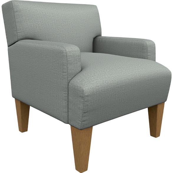  Best Home Furnishings Randi 2110HB Stationary Chair - Power Blue/Honey Birch IMAGE 1