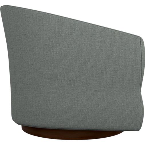  Best Home Furnishings Ennely 2128DW Swivel Chair - Power Blue/Dark Walnut IMAGE 3