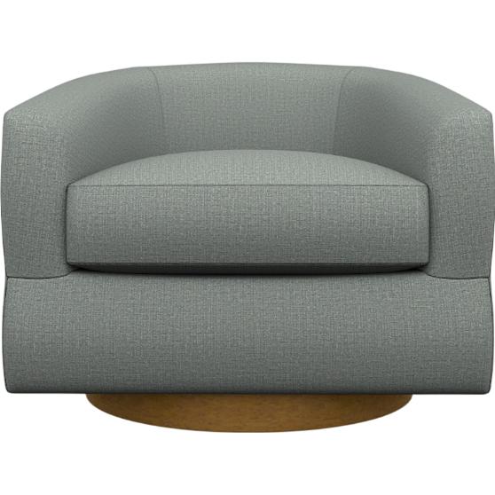  Best Home Furnishings Ennely 2128HB Swivel Chair - Power Blue/Honey Birch IMAGE 2