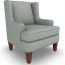  Best Home Furnishings Sterling 2130DW Stationary Chair - Power Blue/Dark Walnut IMAGE 1