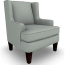  Best Home Furnishings Sterling 2130E Stationary Chair - Power Blue/Espresso IMAGE 1