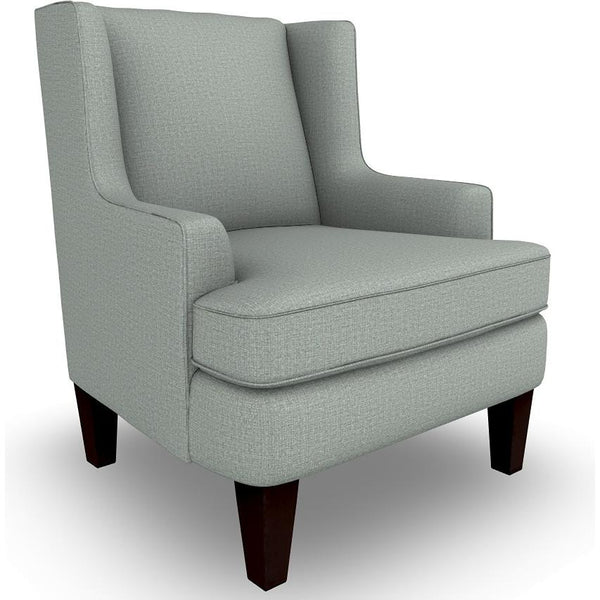  Best Home Furnishings Sterling 2130E Stationary Chair - Power Blue/Espresso IMAGE 1