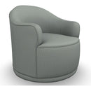  Best Home Furnishings April 2138 Swivel Glider Chair - Power Blue IMAGE 1