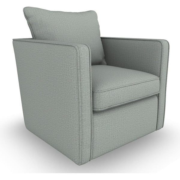  Best Home Furnishings Heidi 2418 Swivel Chair - Power Blue IMAGE 1