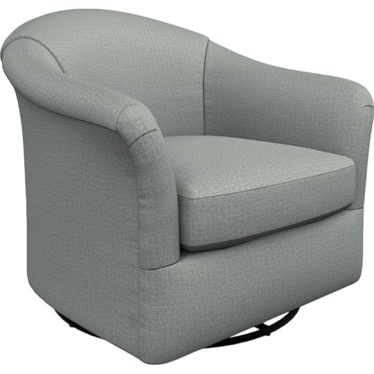  Best Home Furnishings Darby 2878 Swivel Chair - Power Blue IMAGE 1