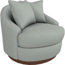  Best Home Furnishings Alanna 2928DW Swivel Chair - Power Blue/Dark Walnut IMAGE 1