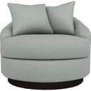  Best Home Furnishings Alanna 2928E Swivel Chair - Power Blue/Espresso IMAGE 2