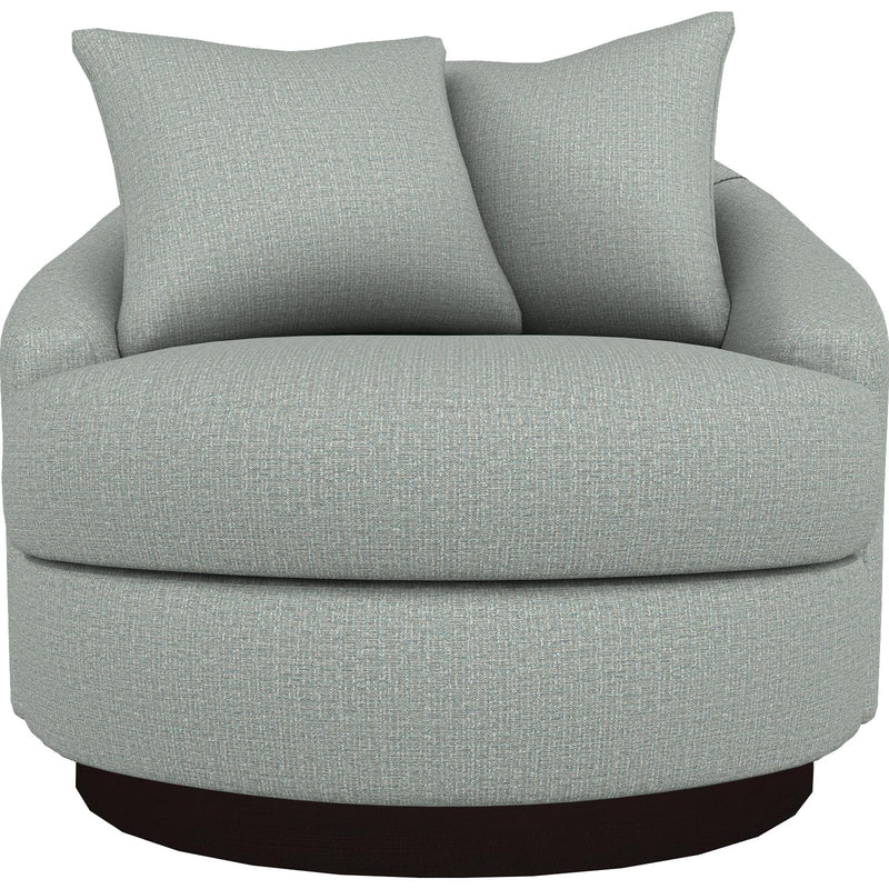  Best Home Furnishings Alanna 2928E Swivel Chair - Power Blue/Espresso IMAGE 2