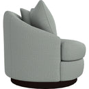  Best Home Furnishings Alanna 2928E Swivel Chair - Power Blue/Espresso IMAGE 3