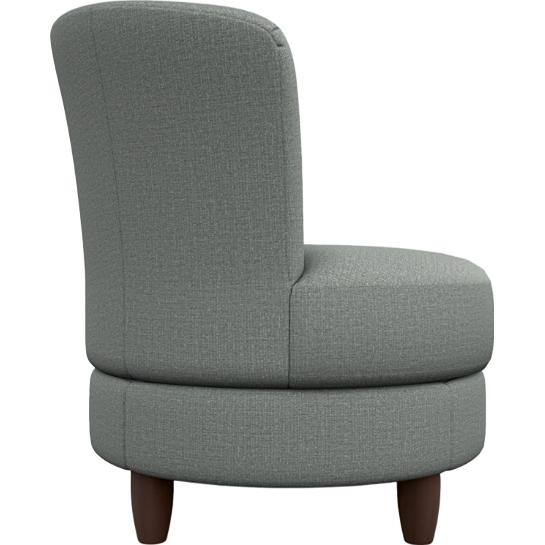  Best Home Furnishings Palmona 2948DW Swivel Chair - Power Blue/Dark Walnut IMAGE 3