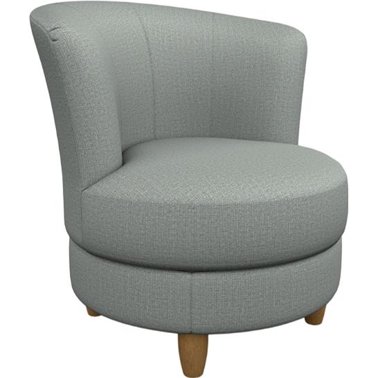  Best Home Furnishings Palmona 2948HB Swivel Chair - Power Blue/Honey Birch IMAGE 1