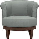  Best Home Furnishings Attica 2958E Swivel Chair - Power Blue/Espresso IMAGE 2