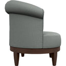  Best Home Furnishings Attica 2958E Swivel Chair - Power Blue/Espresso IMAGE 3