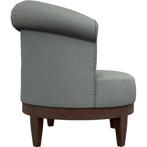  Best Home Furnishings Attica 2958E Swivel Chair - Power Blue/Espresso IMAGE 3