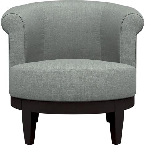  Best Home Furnishings Attica 2958HB Swivel Chair - Power Blue/Honey Birch IMAGE 2