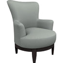  Best Home Furnishings Justine 2968E Swivel Chair - Power Blue/Espresso IMAGE 1