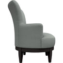  Best Home Furnishings Justine 2968E Swivel Chair - Power Blue/Espresso IMAGE 3