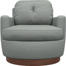  Best Home Furnishings Skipper 2978DW Swivel Chair - Power Blue/Dark Walnut IMAGE 2