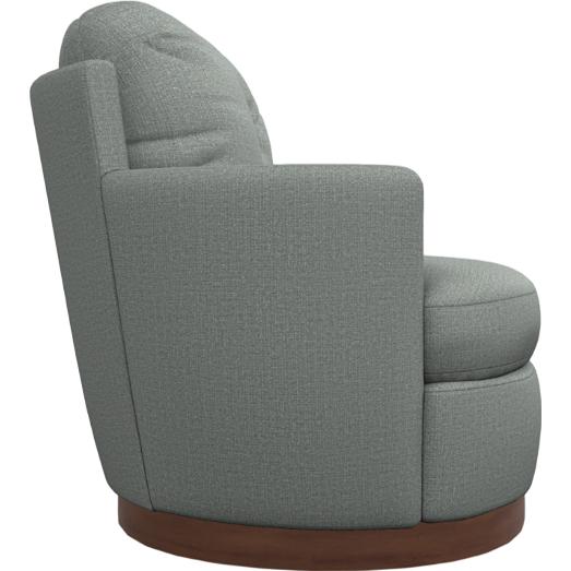 Best Home Furnishings Skipper 2978DW Swivel Chair - Power Blue/Dark Walnut IMAGE 3