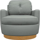  Best Home Furnishings Skipper 2978HB Swivel Chair - Power Blue/Honey Birch IMAGE 2