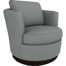  Best Home Furnishings Tina 2998E Swivel Chair - Power Blue/Espresso IMAGE 1
