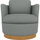  Best Home Furnishings Tina 2998HB Swivel Chair - Power Blue/Honey Birch IMAGE 2