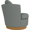  Best Home Furnishings Tina 2998HB Swivel Chair - Power Blue/Honey Birch IMAGE 3