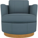  Best Home Furnishings Tina 2998HBL Swivel Chair - Tranquil/Honey Birch IMAGE 2