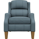 Best Home Furnishings Pauley 3LP50HBLU Power High Leg Recliner - Tranquil/Honey Birch IMAGE 2