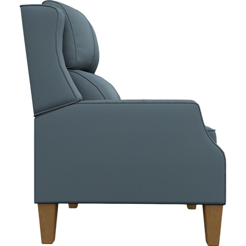  Best Home Furnishings Pauley 3LP50HBLU Power High Leg Recliner - Tranquil/Honey Birch IMAGE 3