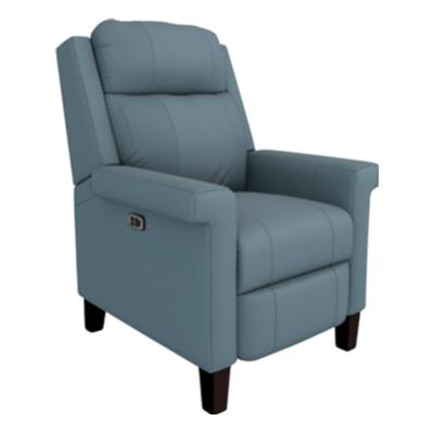  Best Home Furnishings Prima 3LZ40ELU Power Tilt Headrest High Leg Recliner - Tranquil/Espresso IMAGE 1