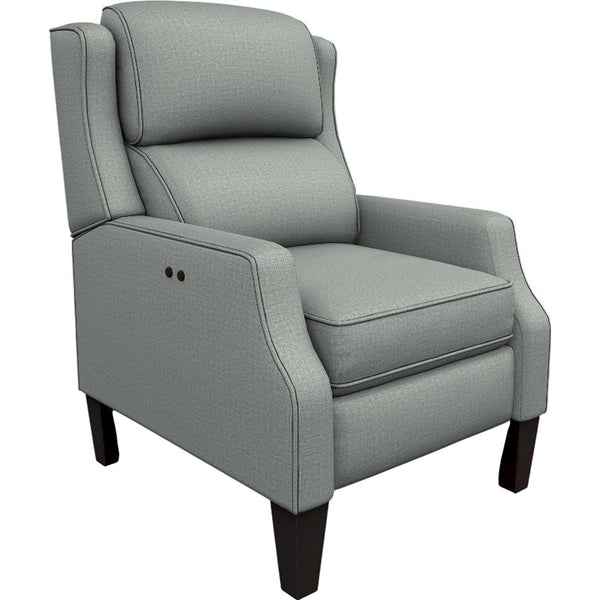  Best Home Furnishings Pauley 3L50E High Leg Recliner - Power Blue/Espresso IMAGE 1