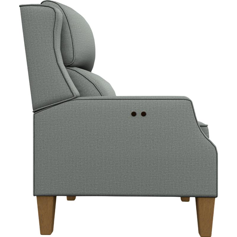  Best Home Furnishings Pauley 3L50HB High Leg Recliner - Power Blue/Honey Birch IMAGE 3