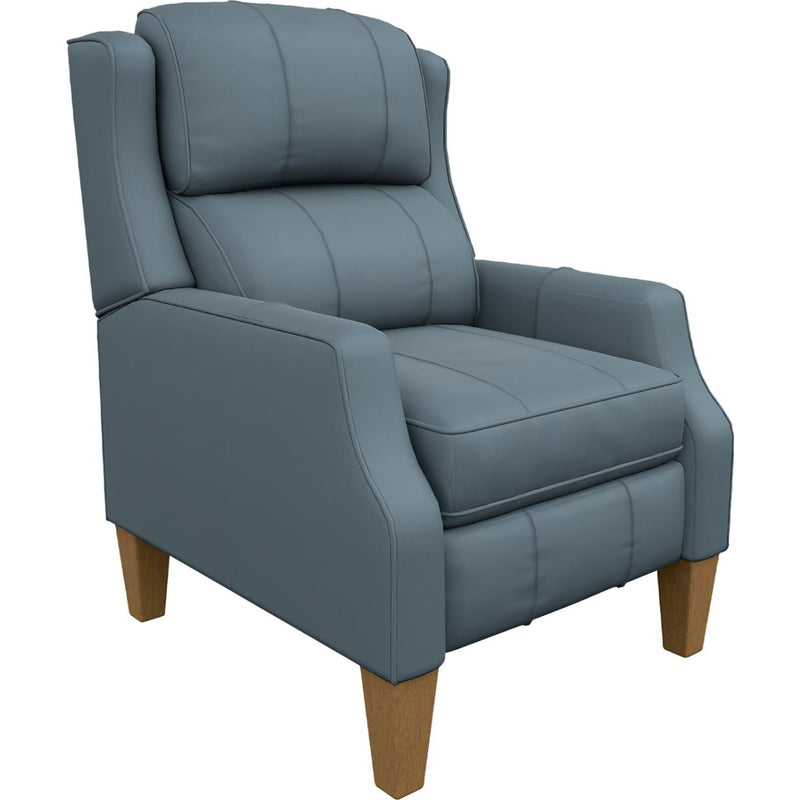  Best Home Furnishings Pauley 3L50HBLU High Leg Recliner - Tranquil/Honey Birch IMAGE 1