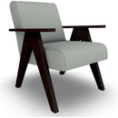  Best Home Furnishings Bayden 3180E Stationary Chair - Power Blue/Espresso IMAGE 1