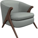  Best Home Furnishings Tatiana 3850DW Stationary Chair - Power Blue/Dark Walnut IMAGE 1