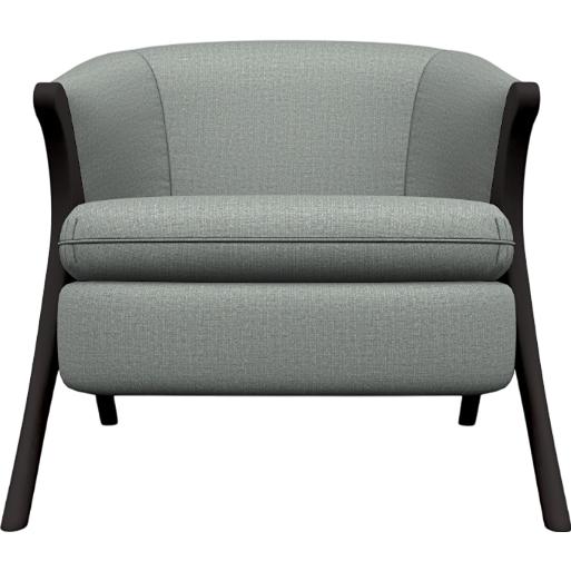  Best Home Furnishings Tatiana 3850E Stationary Chair - Power Blue/Espresso IMAGE 2