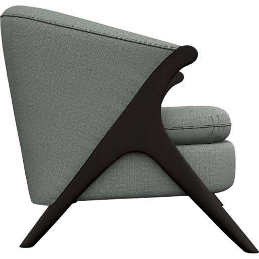  Best Home Furnishings Tatiana 3850E Stationary Chair - Power Blue/Espresso IMAGE 3