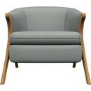  Best Home Furnishings Tatiana 3850HB Stationary Chair - Power Blue/Honey Birch IMAGE 2