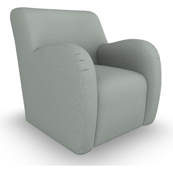  Best Home Furnishings Mysa 4008 Swivel Chair - Power Blue IMAGE 1