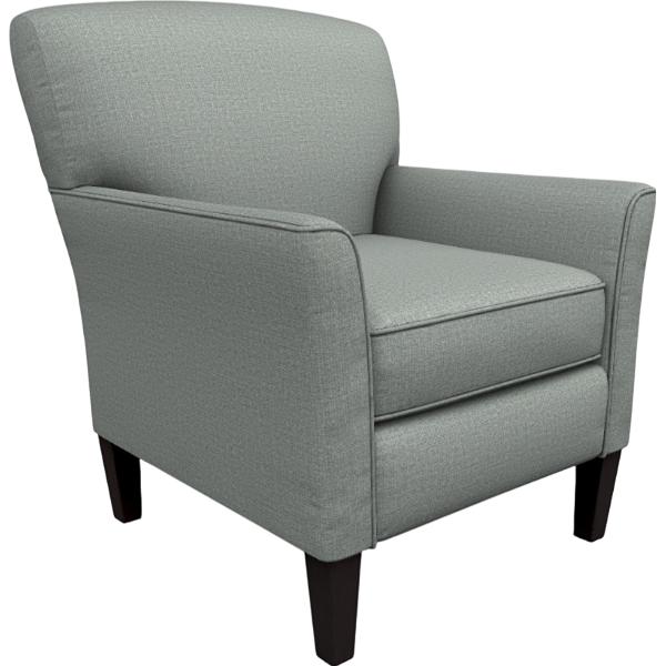  Best Home Furnishings Saydie 4030DW Stationary Chair - Power Blue/Dark Walnut IMAGE 1