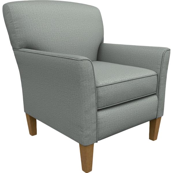  Best Home Furnishings Saydie 4030HB Stationary Chair - Power Blue/Honey Birch IMAGE 1