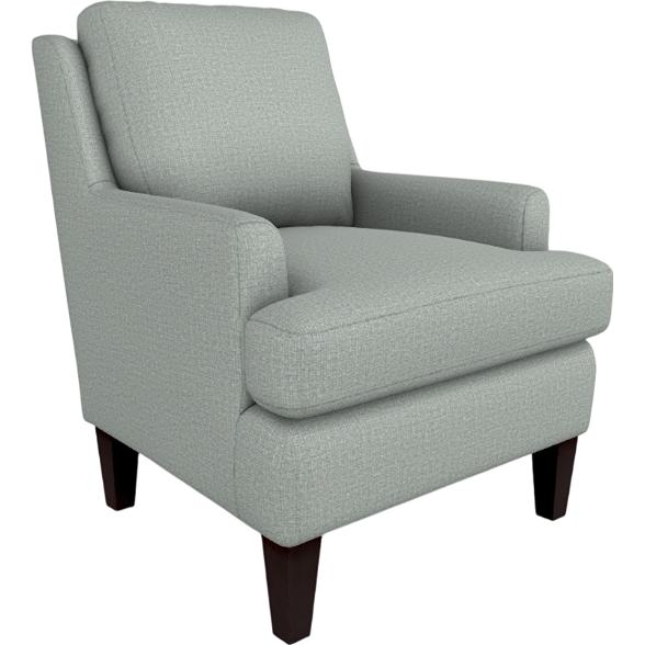  Best Home Furnishings Ennis 4040E Stationary Chair - Power Blue/Espresso IMAGE 1