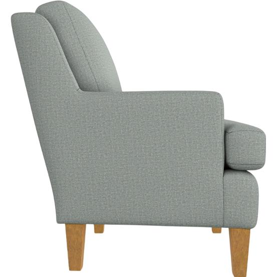  Best Home Furnishings Ennis 4040HB Stationary Chair - Power Blue/Honey Birch IMAGE 3