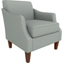  Best Home Furnishings Ashelle 4110DW Stationary Chair - Power Blue/Dark Walnut IMAGE 1