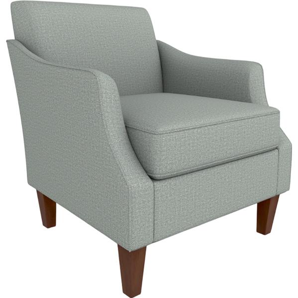  Best Home Furnishings Ashelle 4110DW Stationary Chair - Power Blue/Dark Walnut IMAGE 1