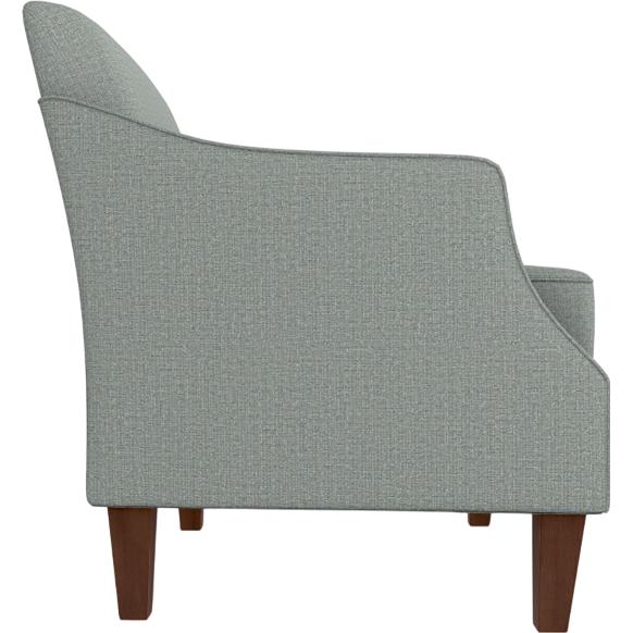  Best Home Furnishings Ashelle 4110DW Stationary Chair - Power Blue/Dark Walnut IMAGE 3