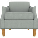  Best Home Furnishings Ashelle 4110E Stationary Chair - Power Blue/Espresso IMAGE 2