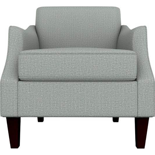  Best Home Furnishings Ashelle 4110HB Stationary Chair - Power Blue/Honey Birch IMAGE 2