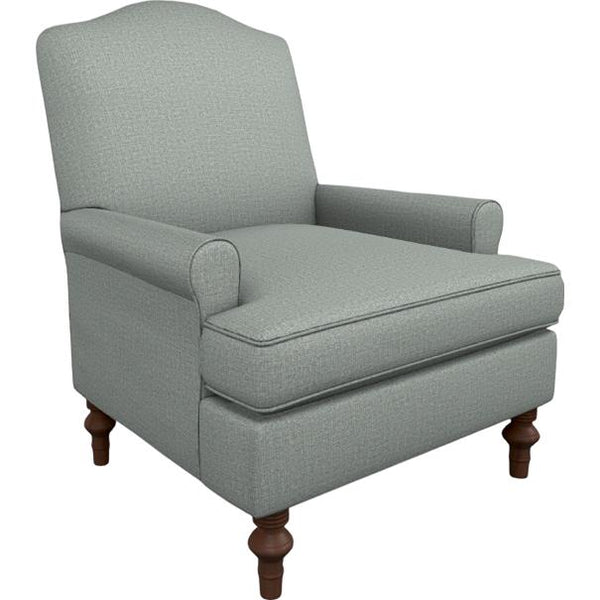  Best Home Furnishings Tyne 4210DW Stationary Chair - Power Blue/Dark Walnut IMAGE 1